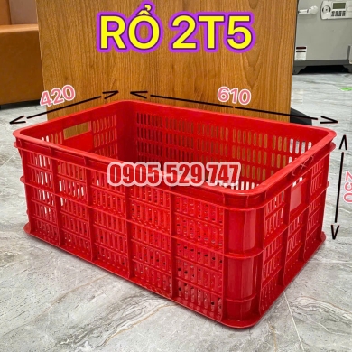 rổ nhựa thủ đức 2t5