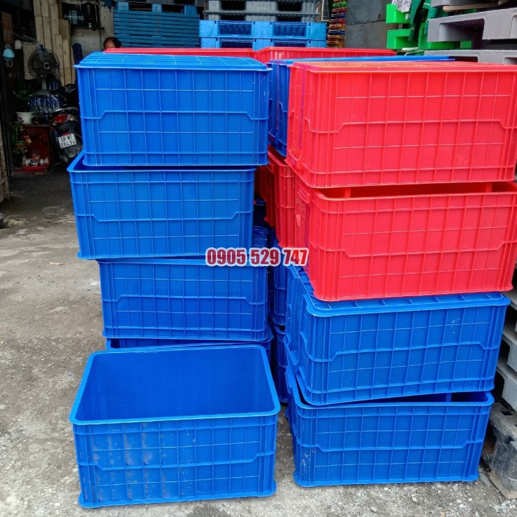Rổ nhựa vuông mới