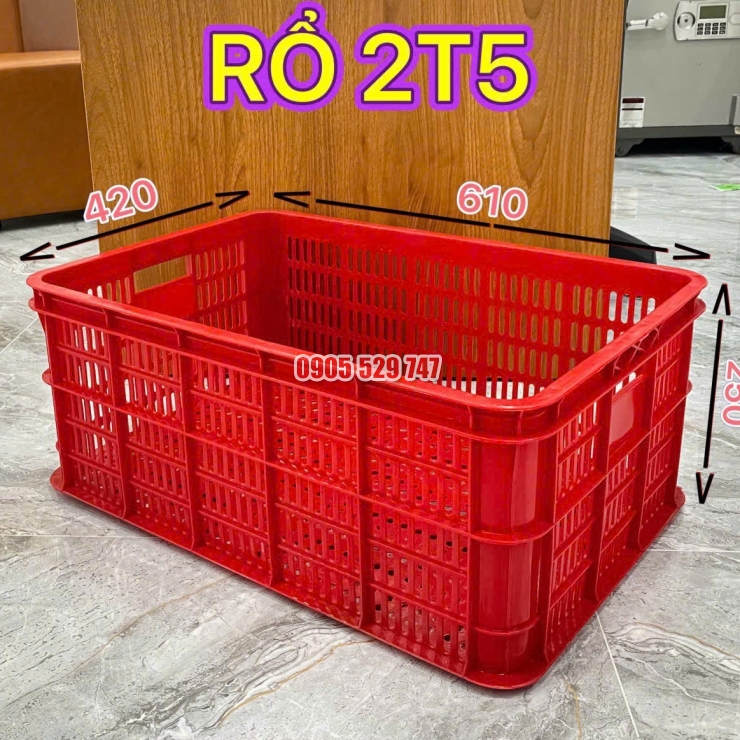 rổ nhựa thủ đức 2t5